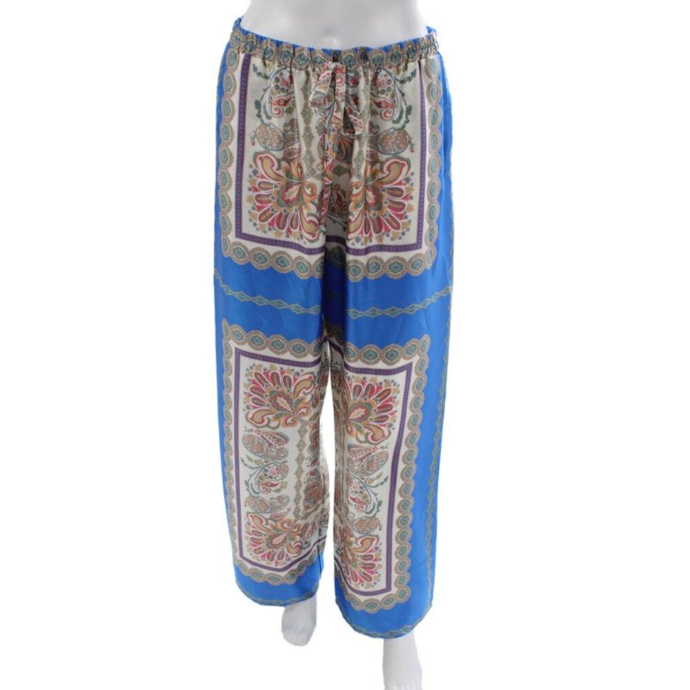 Robertson + Rodeo Womens Bohemian Paisley Pull On Polyester Pants Size L